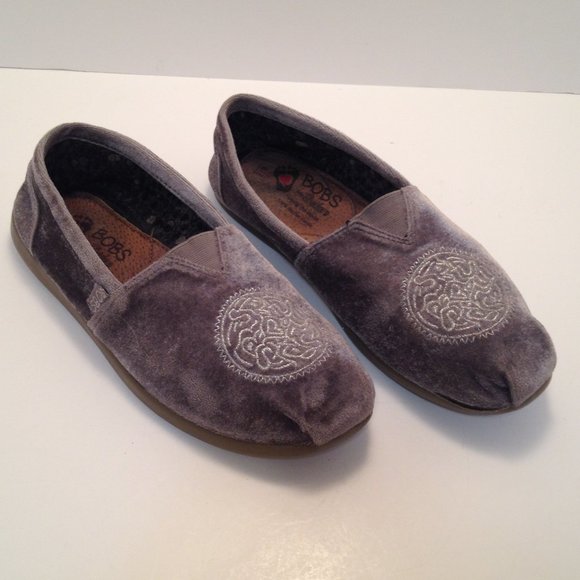 skechers velvet slip on